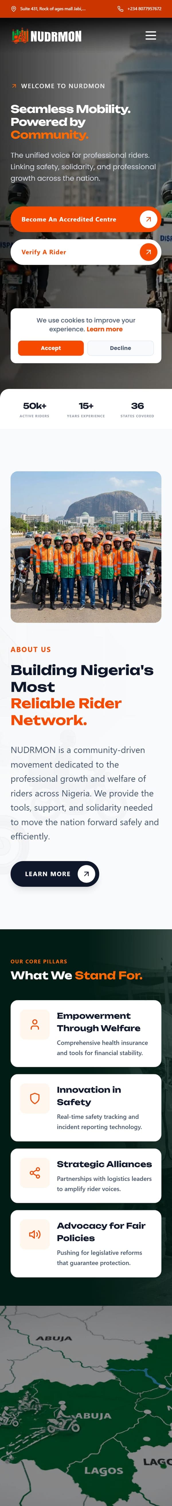 NUDRMON on mobile
