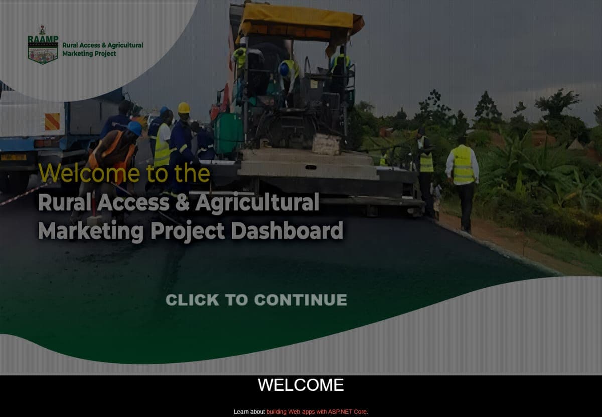 RAAMP Dashboard website