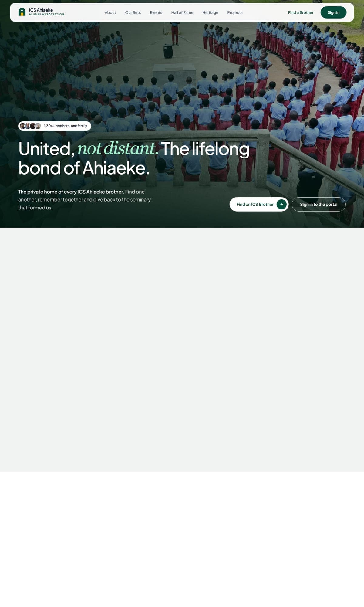 ICS Ahiaeke Alumni Association website